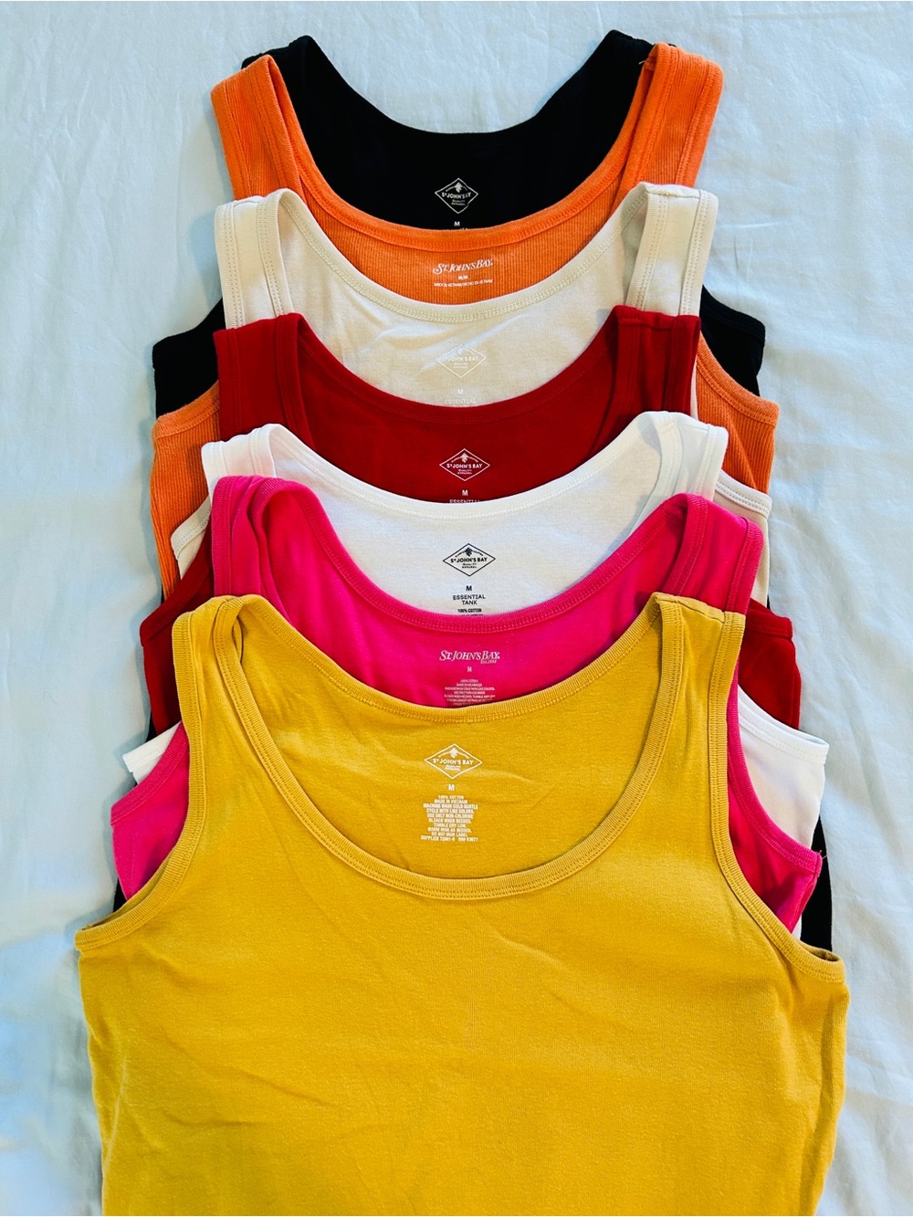 St John’s Bay tank tops- set of 7